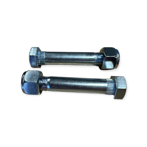 Mobile Home Axle Wheel Bolt (Coarse Thread) w/Rim Clamps 10 Pack H